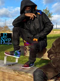 Image 4 of BLACK DENIM COAT UNISEX