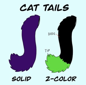 Image of Custom Color Cat Tail