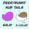Custom Deer or Bunny Nub Tail