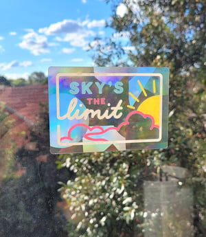 Image of Sky's the Limit Suncatcher Window Decal