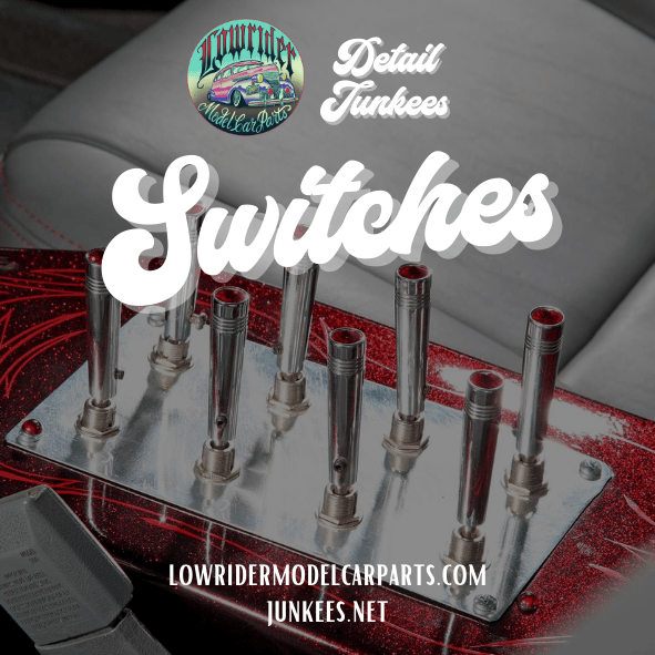 125 Switch boxes (4) Lowrider Model Car Parts