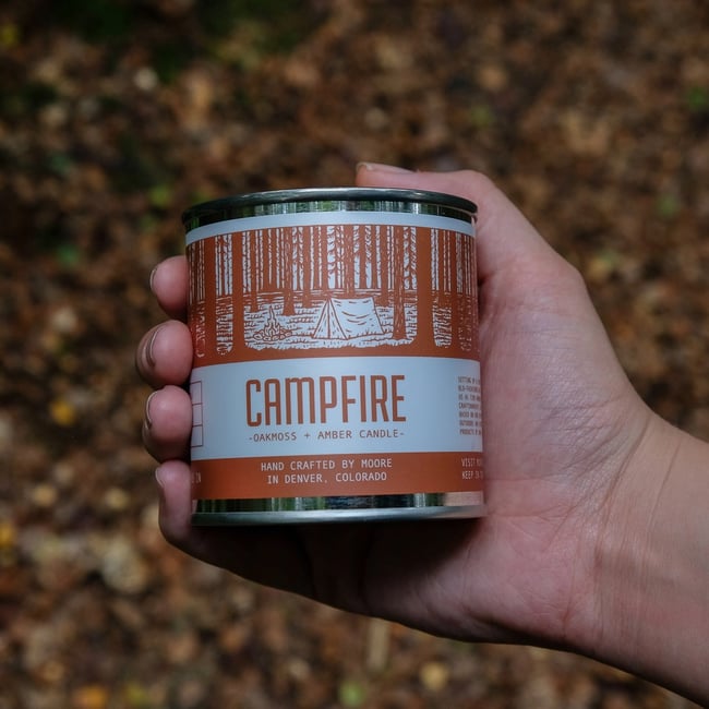 Campfire Candle-1/2 Pint
