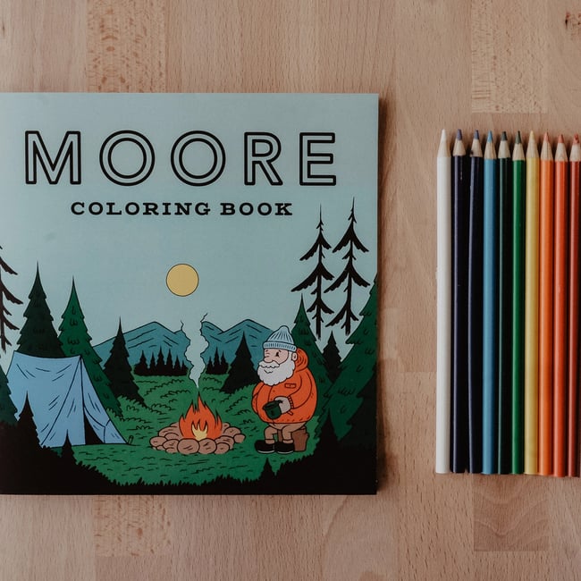 Moore Colouring Book