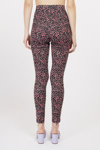 Image 5 of LEGGINGS MICRO MACU NERO/CORALLO €99 - 50%