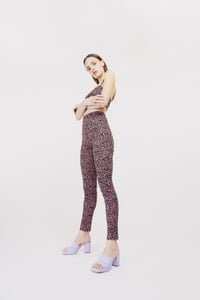 Image 2 of LEGGINGS MICRO MACU NERO/CORALLO €99 - 50%