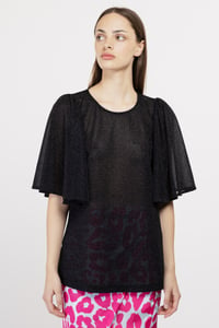 Image 2 of MAGLIA MINA LUREX NERO €89 - 50%