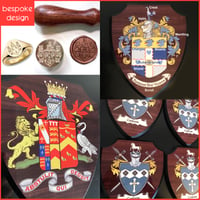 Custom Coat of Arms Design Service - Personalised Heraldic Crest for Your Family House Logo Emblem