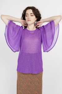 Image 1 of MAGLIA MINA LUREX VIOLA €89 - 50%