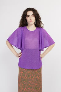 Image 2 of MAGLIA MINA LUREX VIOLA €89 - 50%