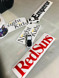 InitialD Team Decals - Set of All or Individual Teams!