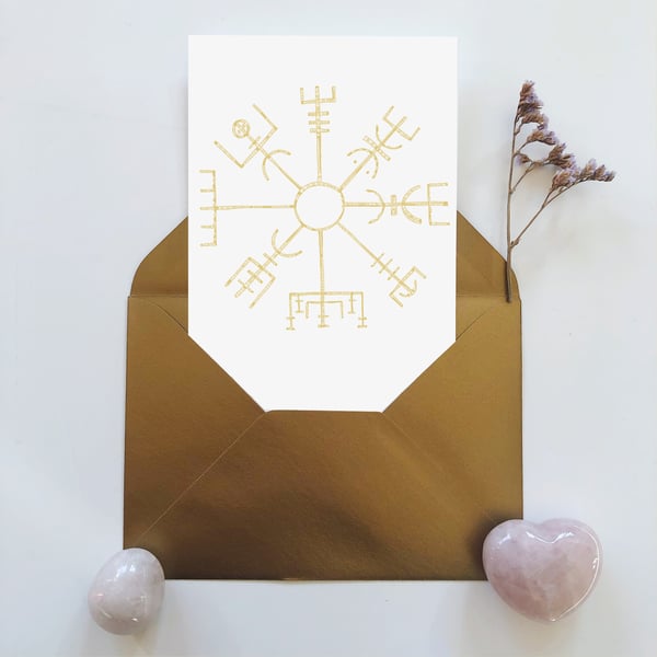 Image of Greeting Card *Vegvisir*