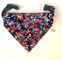 Paint Flower Dog Bandana