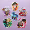 Hades die cut stickers