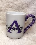 Personalized Coffee Mug With Name/Bling 