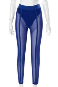 Image 1 of Clear blue leggings 