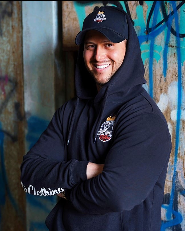 Uni Sex Street Royalty Black Hoodie 