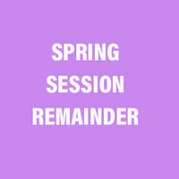 Spring session remainder 