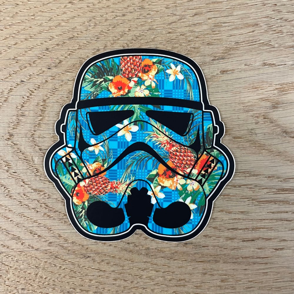 Image of Tropical Storm Trooper 3'' Vinyl Sticker 