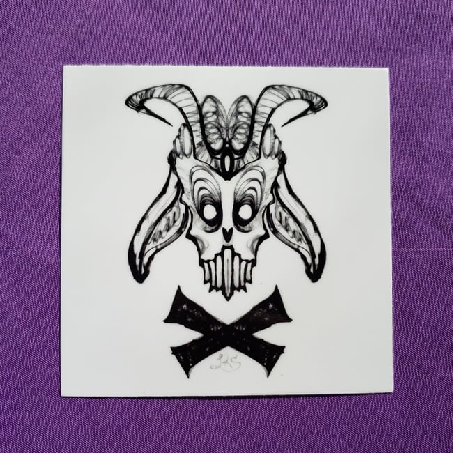 Monster Bunny - 3" Sticker