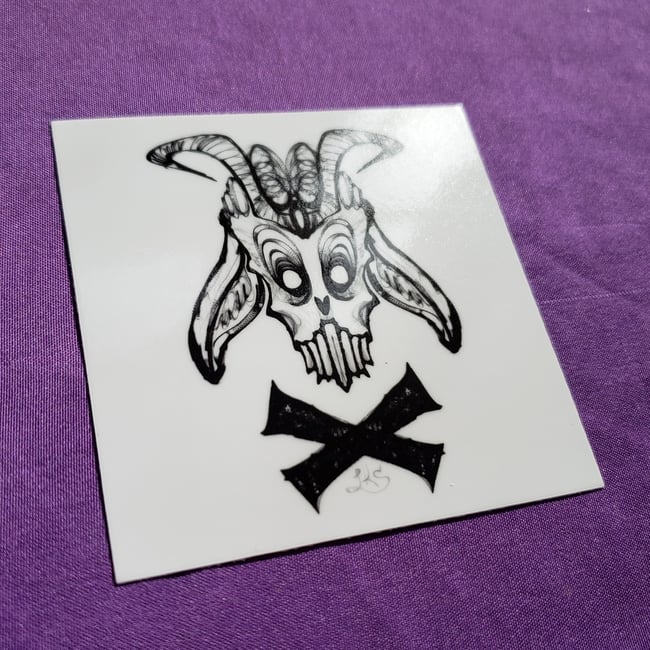 Monster Bunny - 3" Sticker