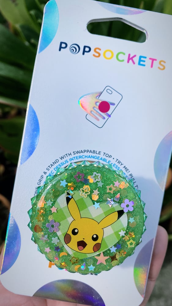 Image of Green & Confetti ‘Chu Resin Phone Holder
