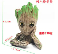 Image 5 of New Stock Big size!!! Cute Tree Man Groot Decoration for Fish Tank with air stone