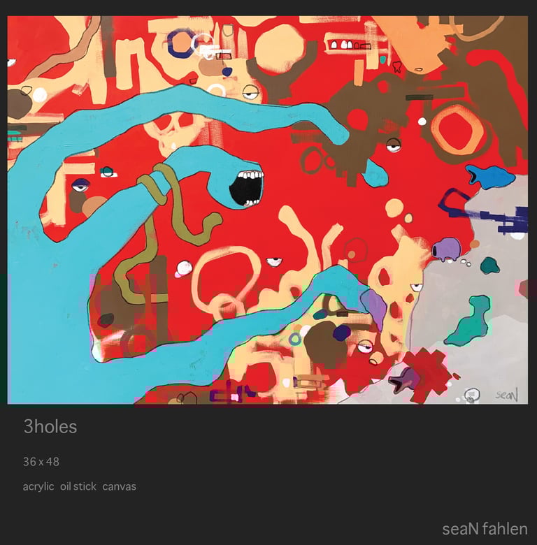 3holes (original painting)