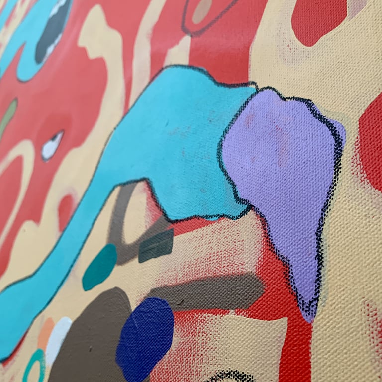 3holes (original painting) Image 3