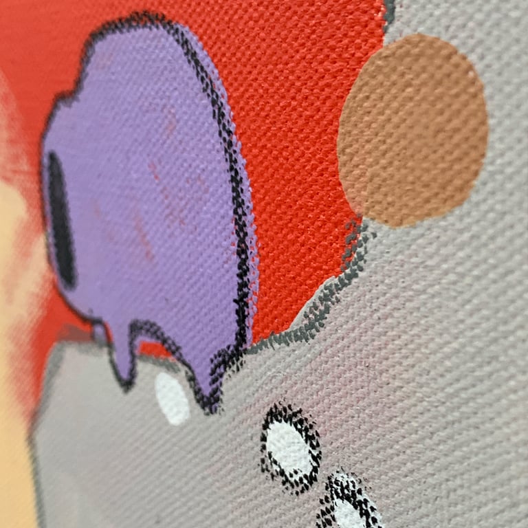 3holes (original painting) Image 5