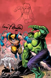 Remark Sketch Virgin Hulk #6 Arsenal/Cape&Cowl Store Exclusive X-Men Animated 181 Homage Houston