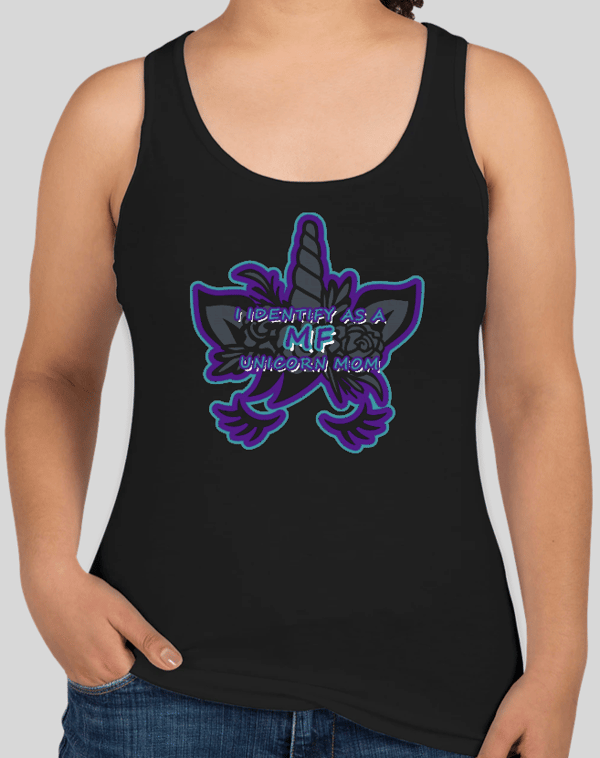 Image of MF UNICORN WOMENS RAZOR BACK TANKS