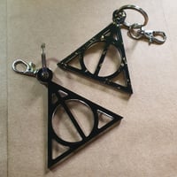 Image 2 of Deathly Hallows Keychain (Soft)