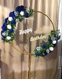 Image 2 of 5 Arch Stand 5ft or Round Arch Frame 5ft  or 3ft by 3" Grid Ring/Arch or 4 vase column
