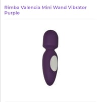 Rimba Valencia Mini Wand Vibrator Purple