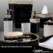 Image of White Crush Swarovski Crystal Bathroom Accessories