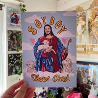 Earthling Ed 'Soy Boy Jesus Christ' Vegan Print