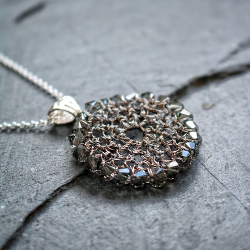 Image of DISC Pendant - French Grey