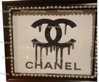 Image 2 of Canvas artwork with Glass