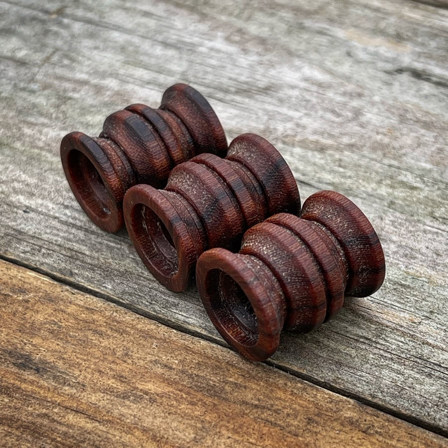 Image of *1 PER PERSON* Large Dark Antique Linen Micarta