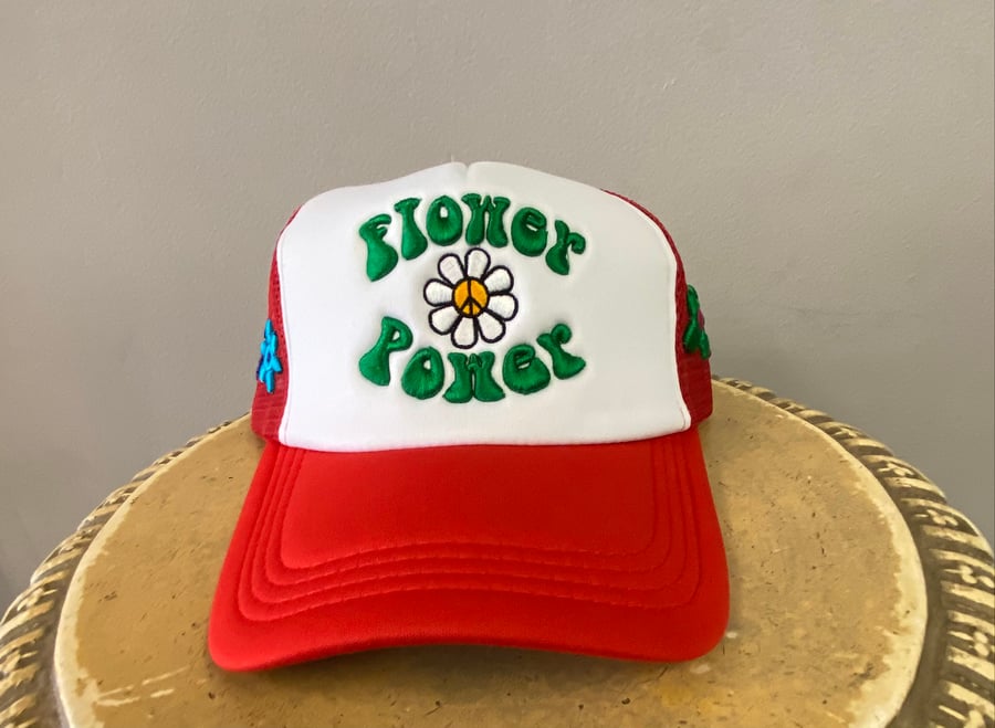 Image of TFG Red Flower Trucker 