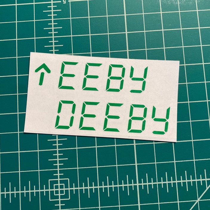 Eeby Deeby Sticker