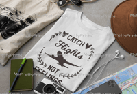 Image 4 of  Flights Not Feelings - Personalized Hoodie/Tshirt 