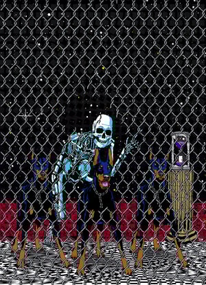 Image of   'Midnight Roses' Woven Blanket