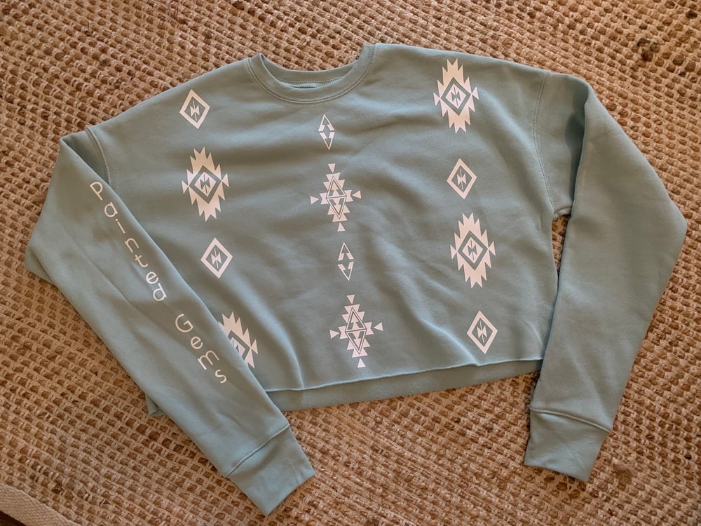 Image of Aztec crop jumper