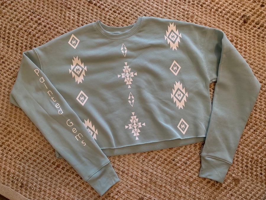 Image of Aztec crop jumper
