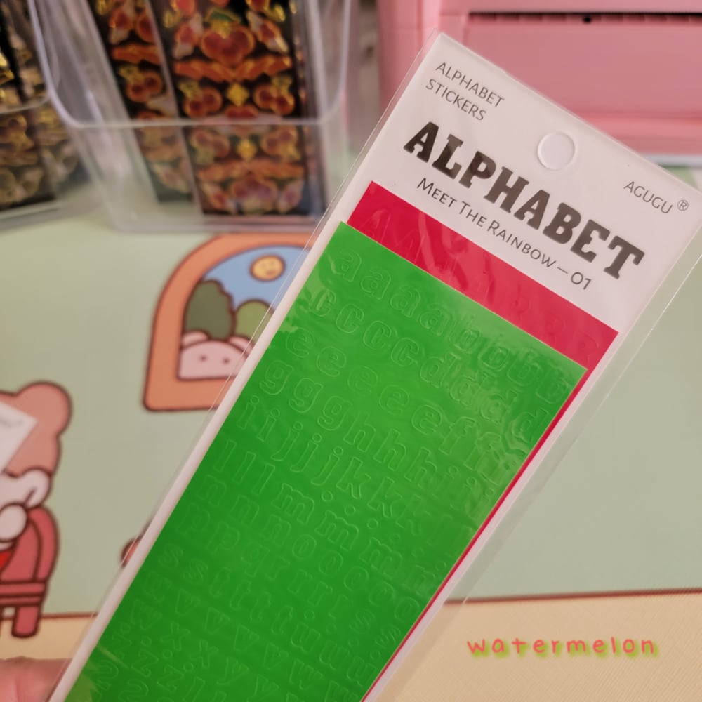 Image of ALPHABET DECO STICKERS