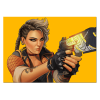 Breaking the Law Loba Art Print 