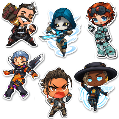 Apex Chibi Stickers  