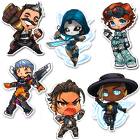 Image 4 of Apex Chibi Stickers  
