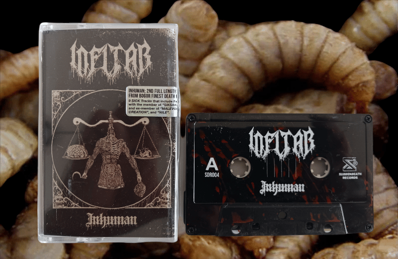 Image of INFITAR - inhuman splatter cassette 